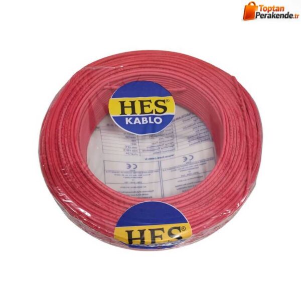 Hes Nya Kablo 2,5 Mm Kırmızı (H07z1-U) Halojen Free